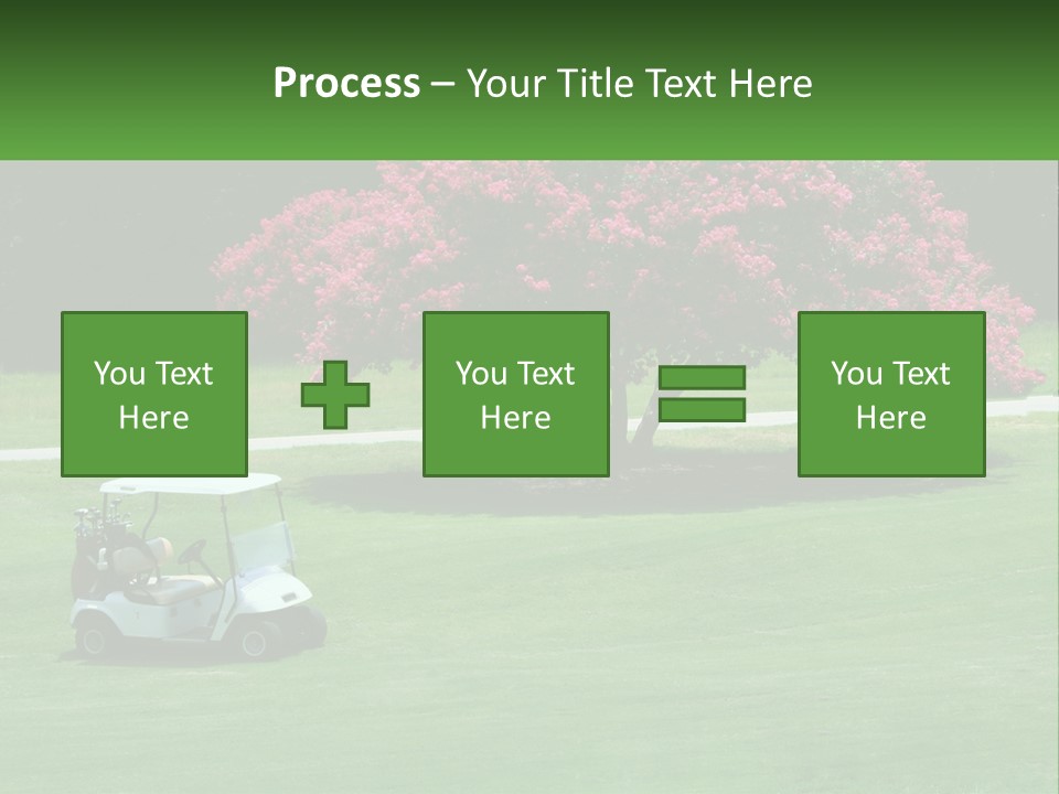Golf Peace Club PowerPoint Template