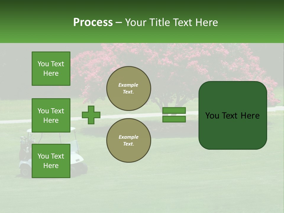 Golf Peace Club PowerPoint Template