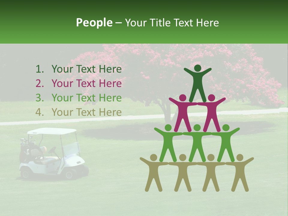 Golf Peace Club PowerPoint Template