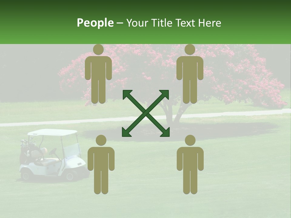 Golf Peace Club PowerPoint Template