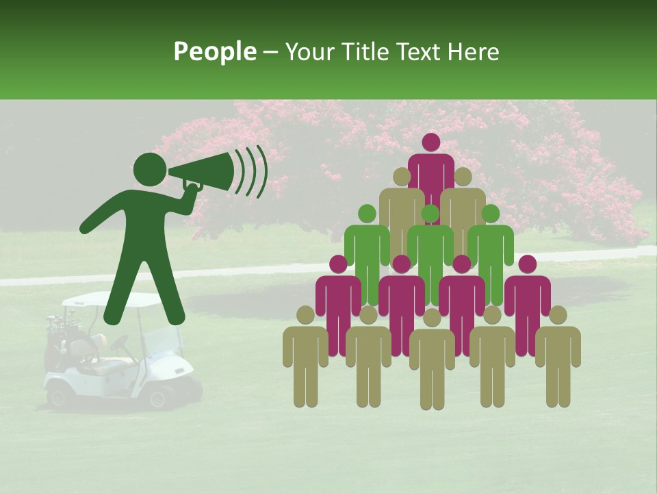 Golf Peace Club PowerPoint Template