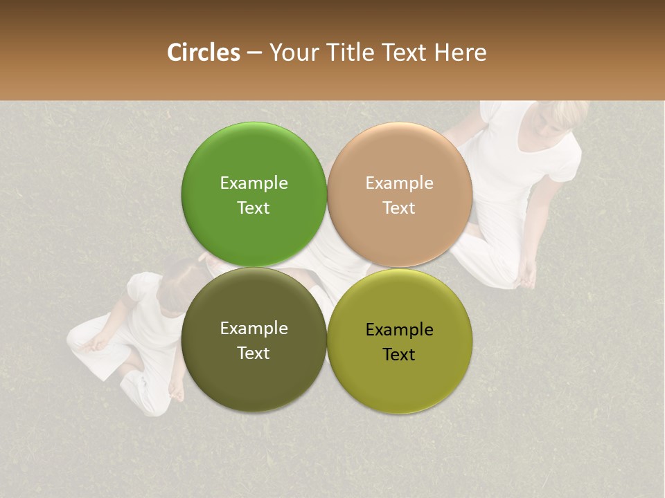 Woman Relaxation Person PowerPoint Template