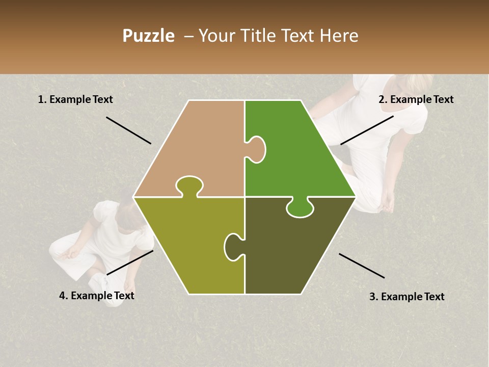 Woman Relaxation Person PowerPoint Template