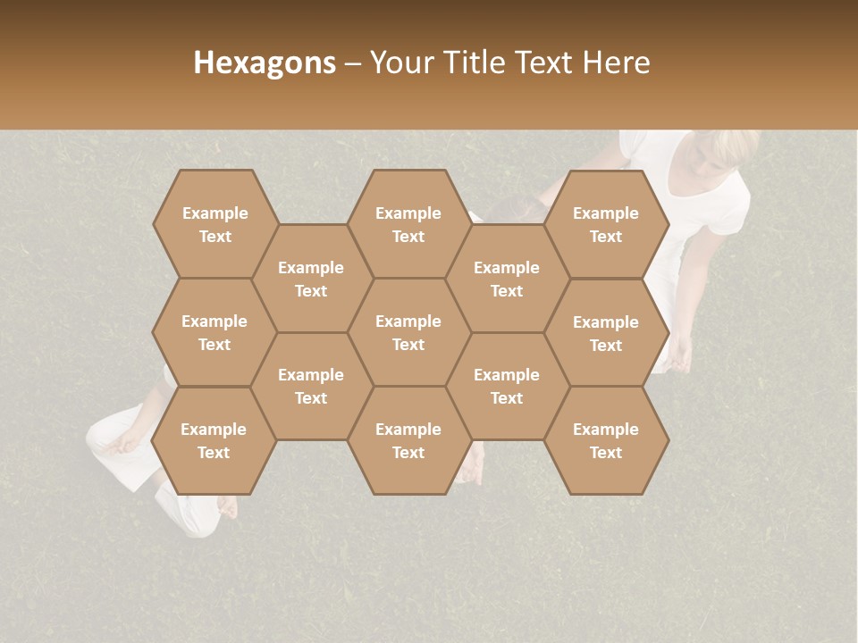 Woman Relaxation Person PowerPoint Template