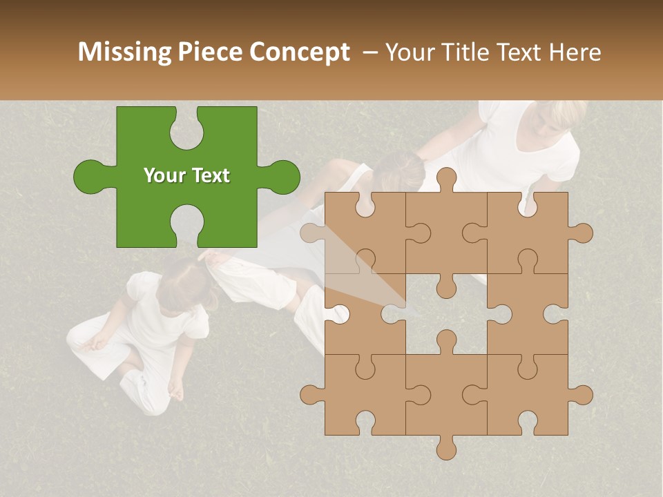 Woman Relaxation Person PowerPoint Template