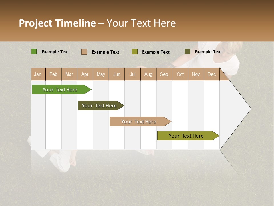 Woman Relaxation Person PowerPoint Template