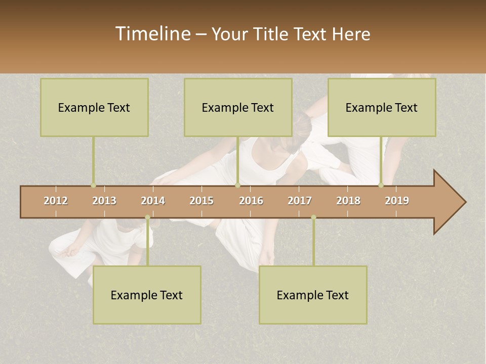 Woman Relaxation Person PowerPoint Template