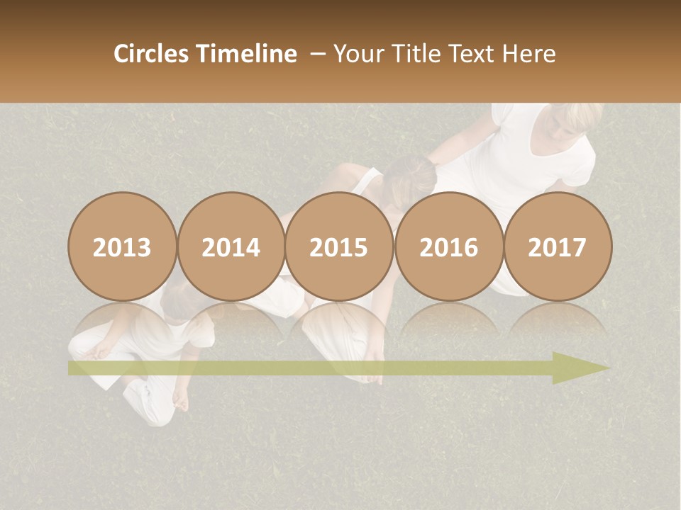 Woman Relaxation Person PowerPoint Template