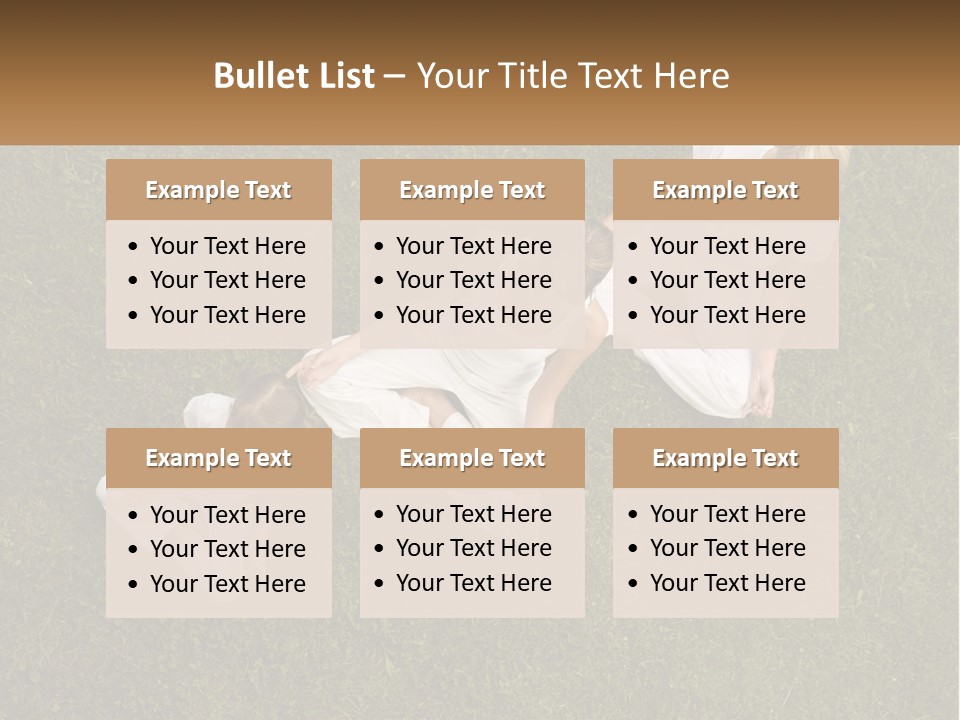 Woman Relaxation Person PowerPoint Template