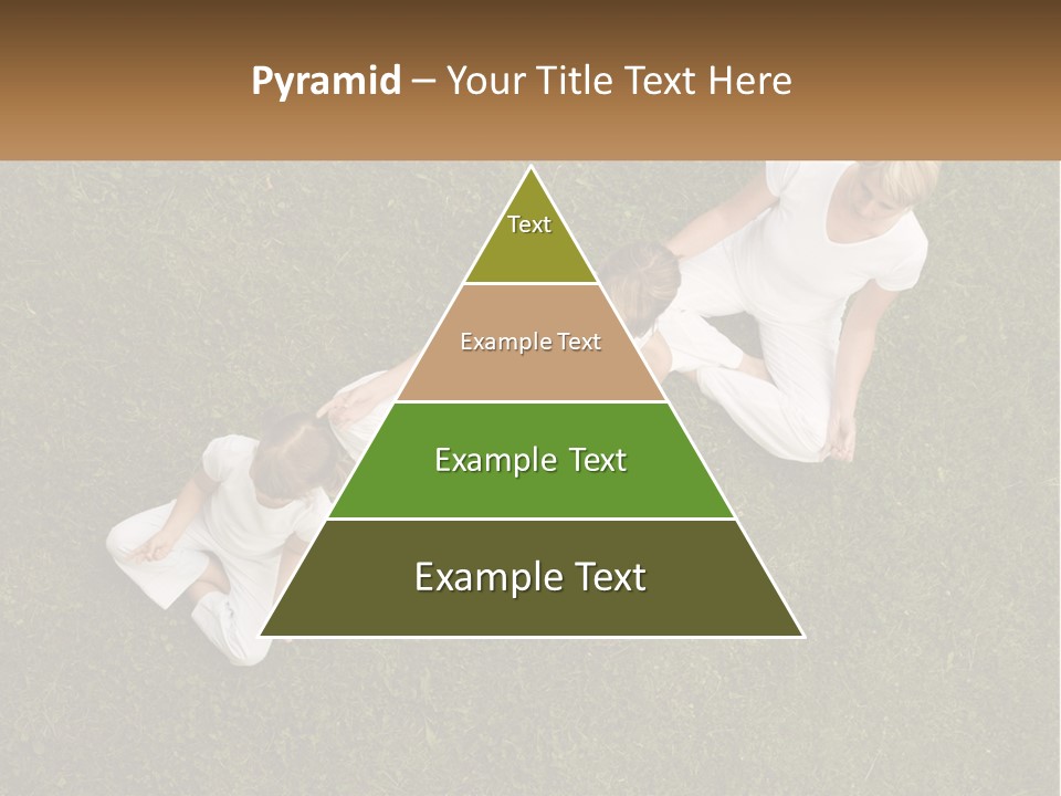 Woman Relaxation Person PowerPoint Template