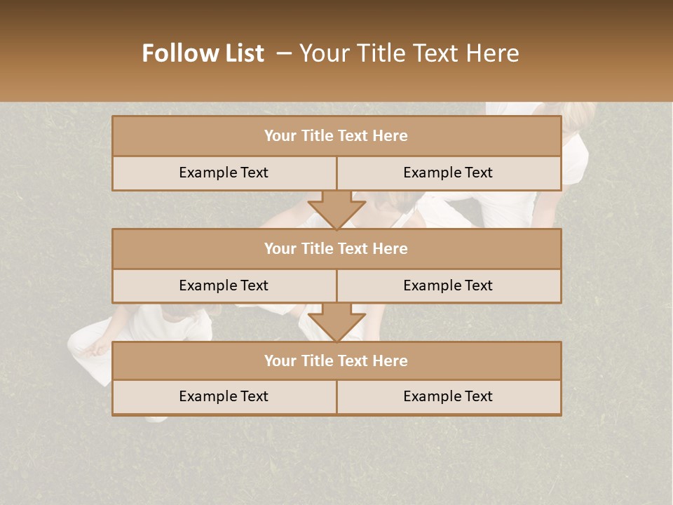 Woman Relaxation Person PowerPoint Template