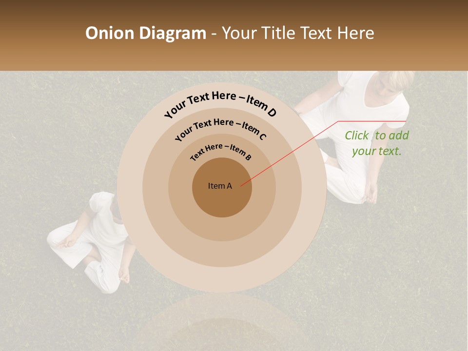 Woman Relaxation Person PowerPoint Template