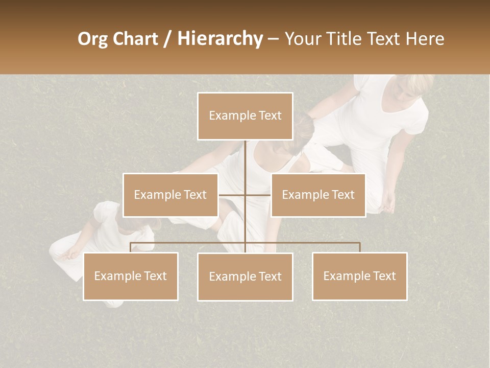 Woman Relaxation Person PowerPoint Template