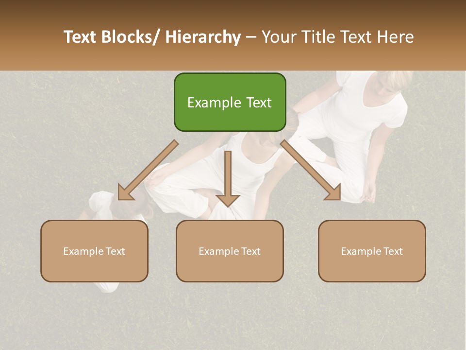 Woman Relaxation Person PowerPoint Template