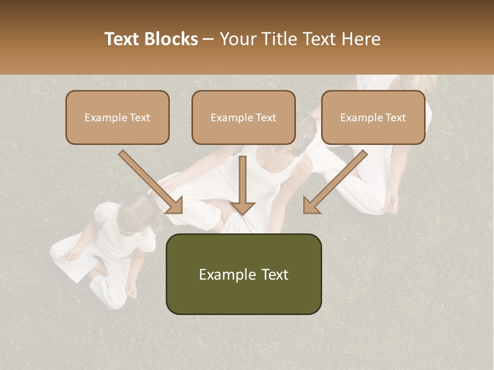 Woman Relaxation Person PowerPoint Template