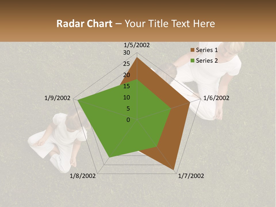 Woman Relaxation Person PowerPoint Template