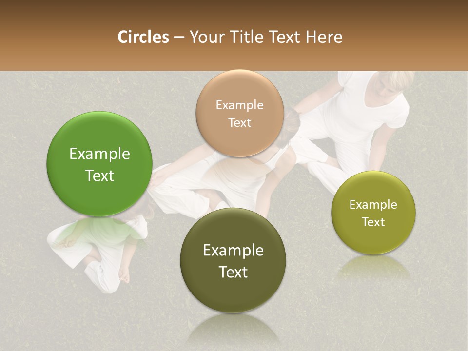 Woman Relaxation Person PowerPoint Template