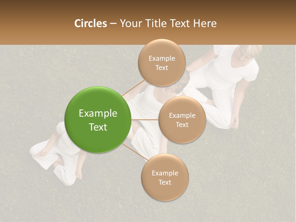 Woman Relaxation Person PowerPoint Template