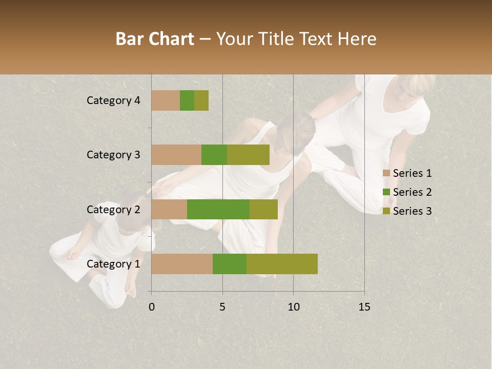 Woman Relaxation Person PowerPoint Template