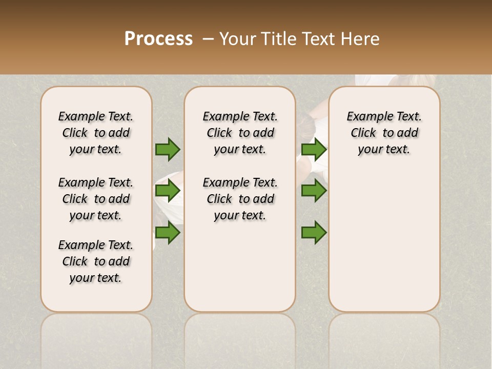 Woman Relaxation Person PowerPoint Template