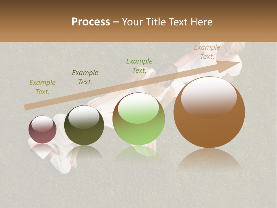 Woman Relaxation Person PowerPoint Template