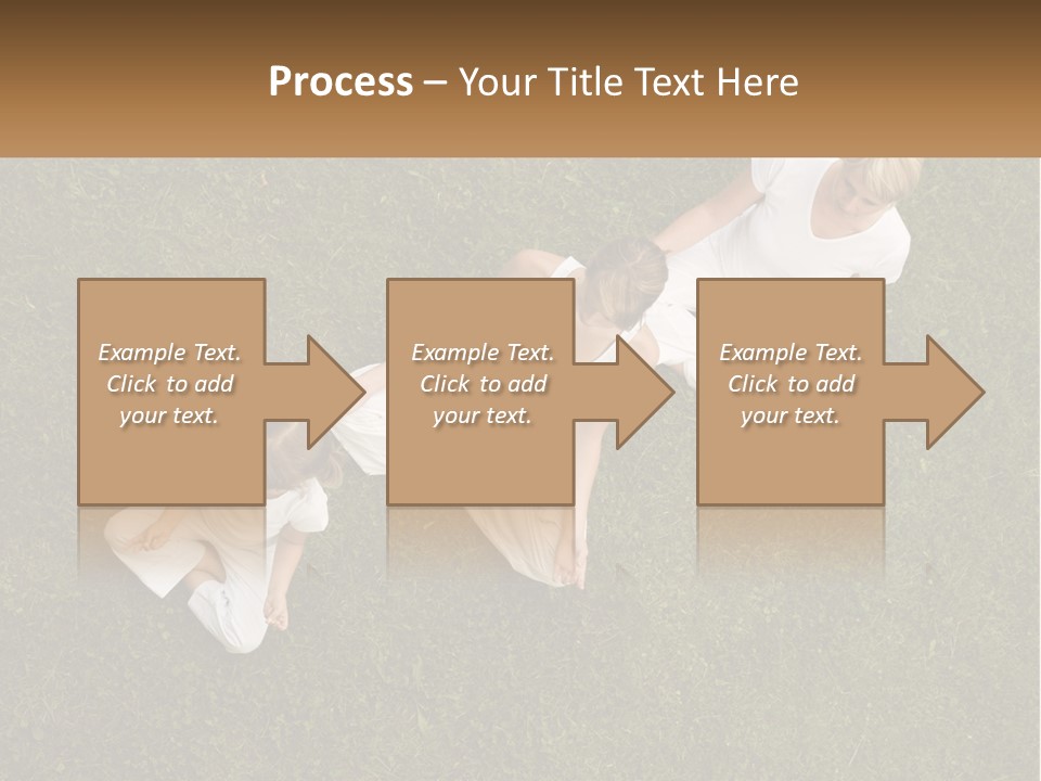 Woman Relaxation Person PowerPoint Template