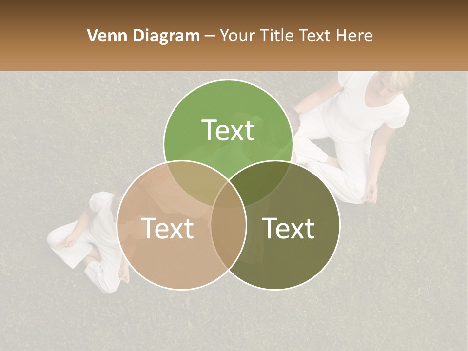 Woman Relaxation Person PowerPoint Template