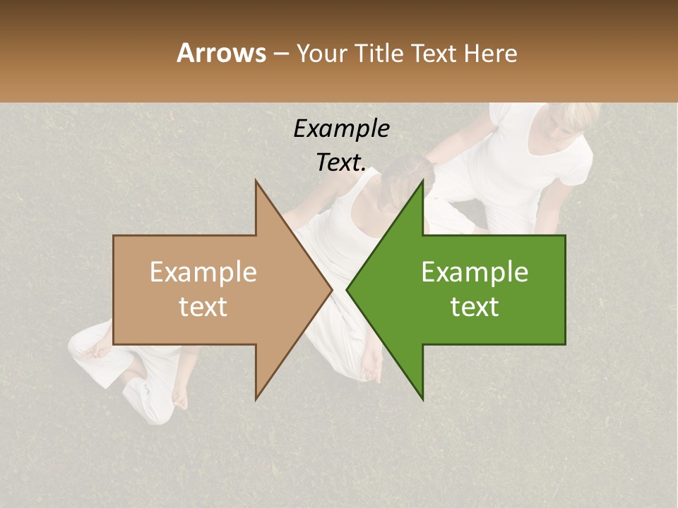 Woman Relaxation Person PowerPoint Template