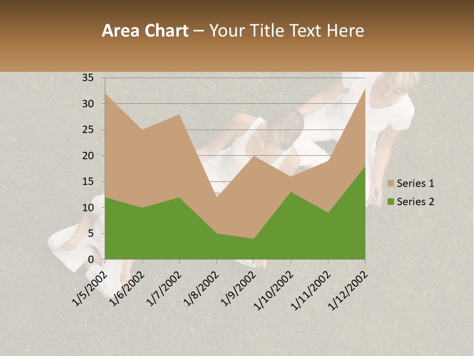 Woman Relaxation Person PowerPoint Template
