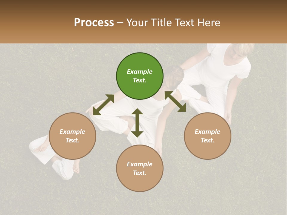 Woman Relaxation Person PowerPoint Template