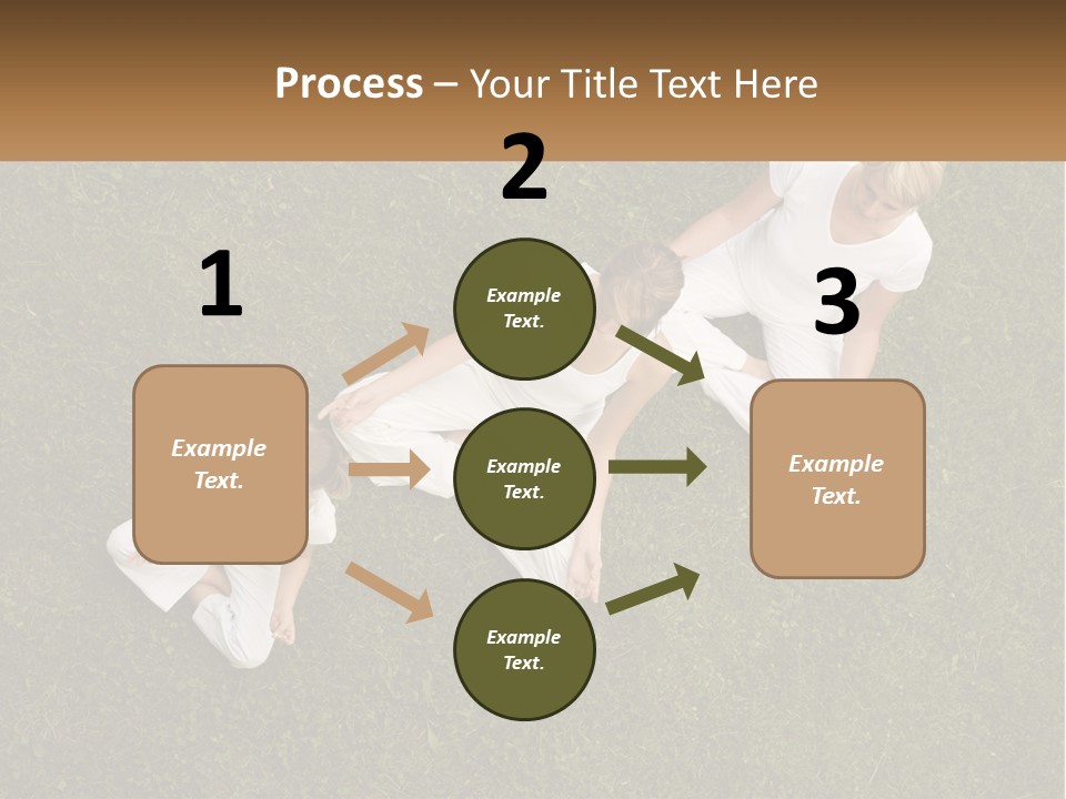 Woman Relaxation Person PowerPoint Template