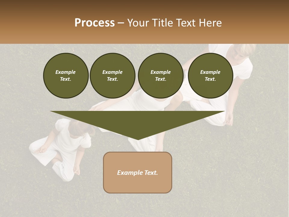 Woman Relaxation Person PowerPoint Template