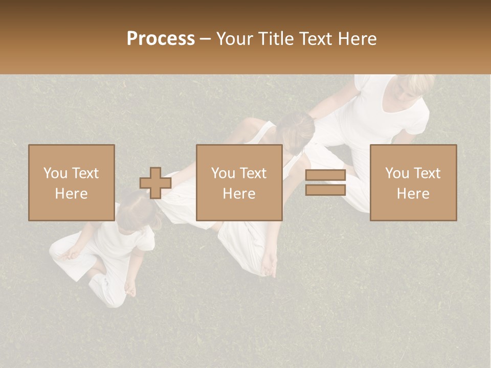 Woman Relaxation Person PowerPoint Template