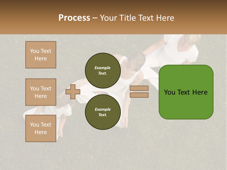 Woman Relaxation Person PowerPoint Template
