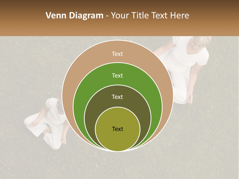 Woman Relaxation Person PowerPoint Template