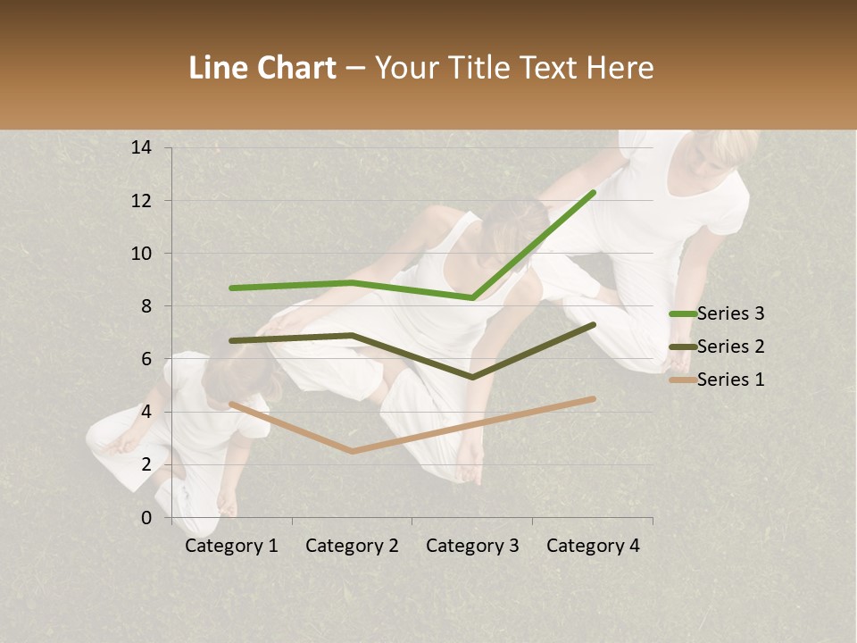 Woman Relaxation Person PowerPoint Template