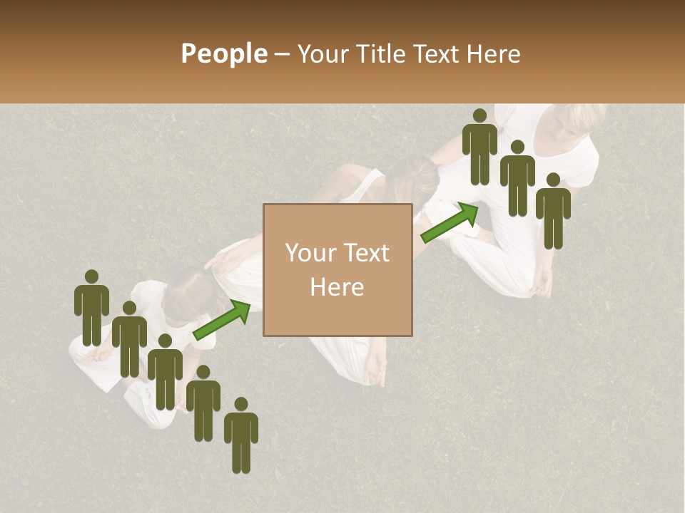 Woman Relaxation Person PowerPoint Template