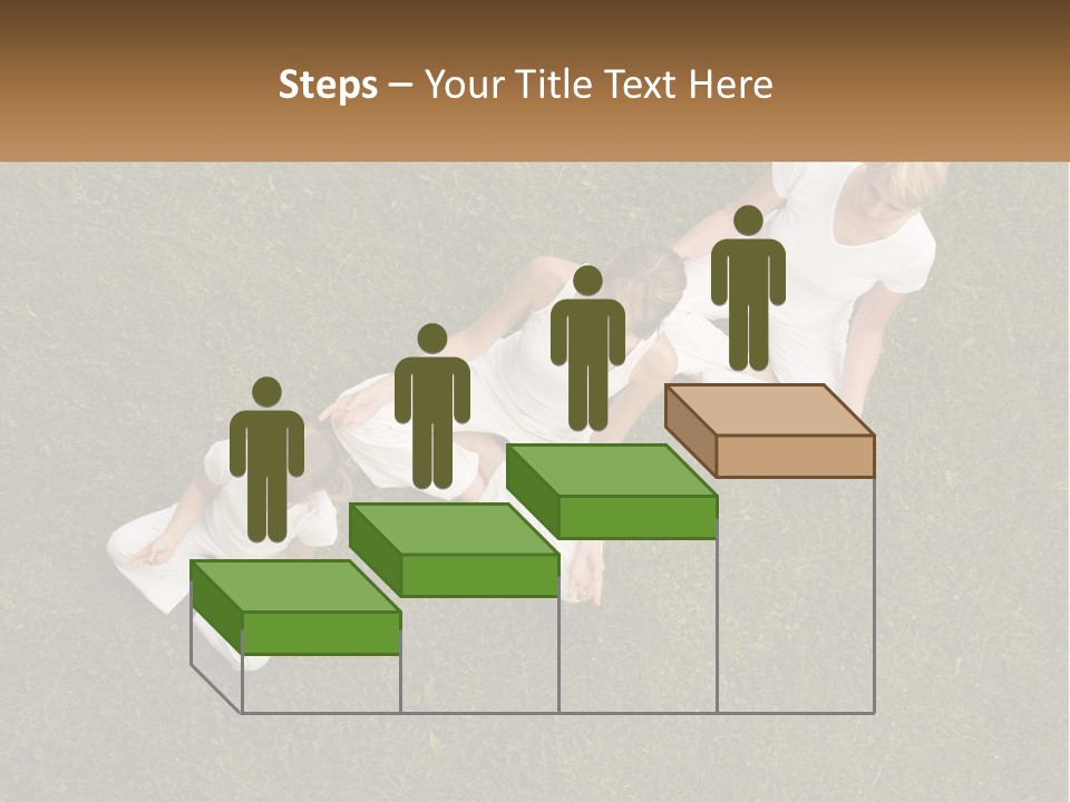 Woman Relaxation Person PowerPoint Template