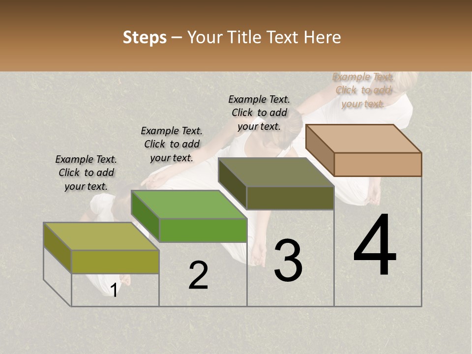 Woman Relaxation Person PowerPoint Template
