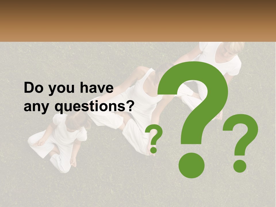 Woman Relaxation Person PowerPoint Template