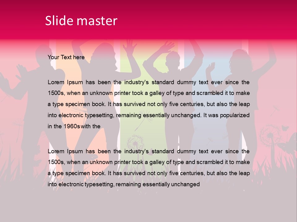 Grass Success People PowerPoint Template