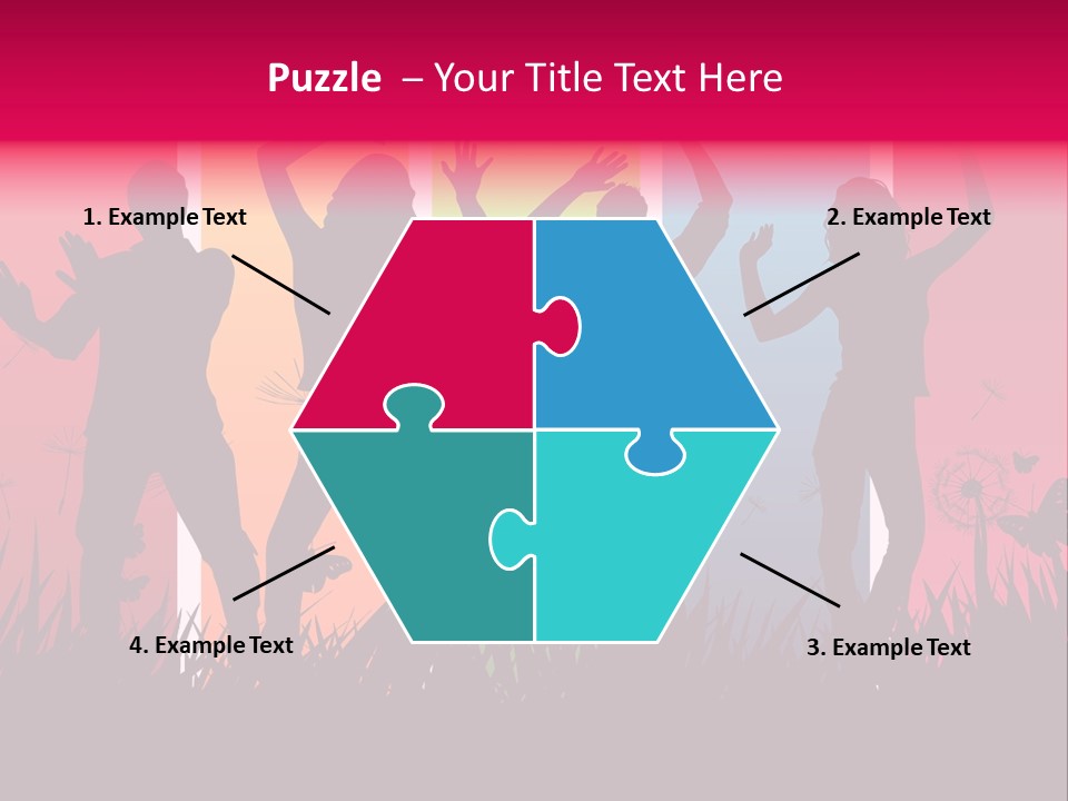 Grass Success People PowerPoint Template