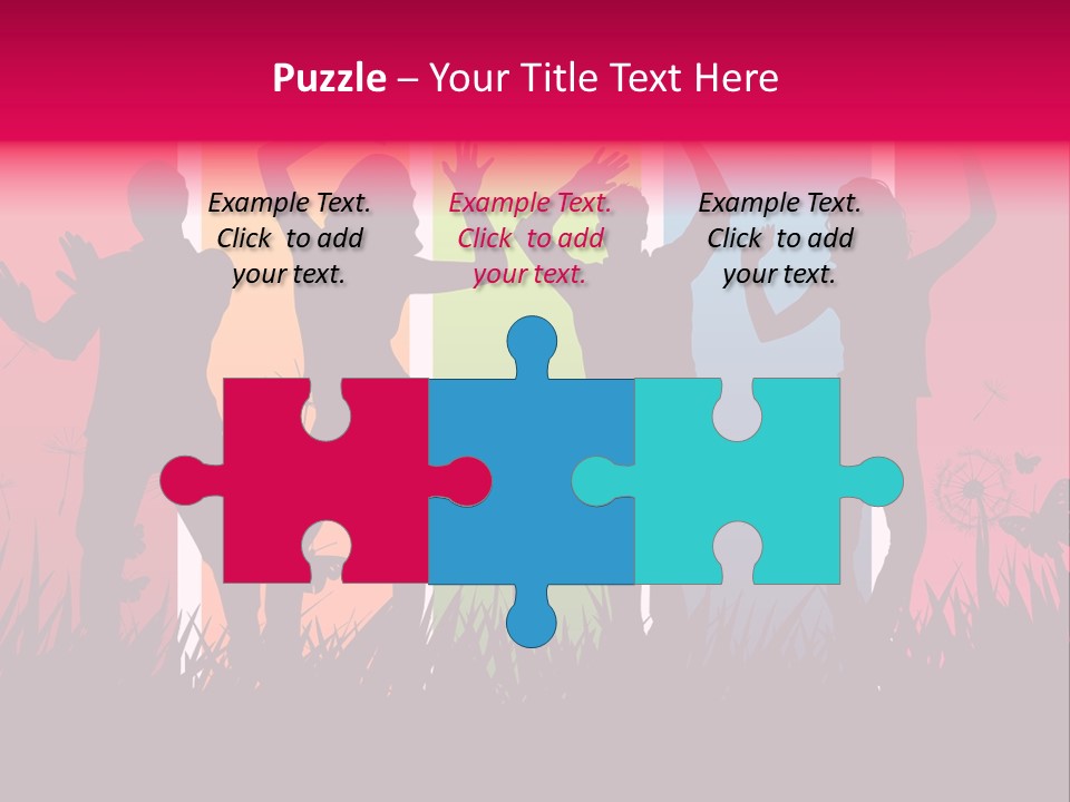 Grass Success People PowerPoint Template