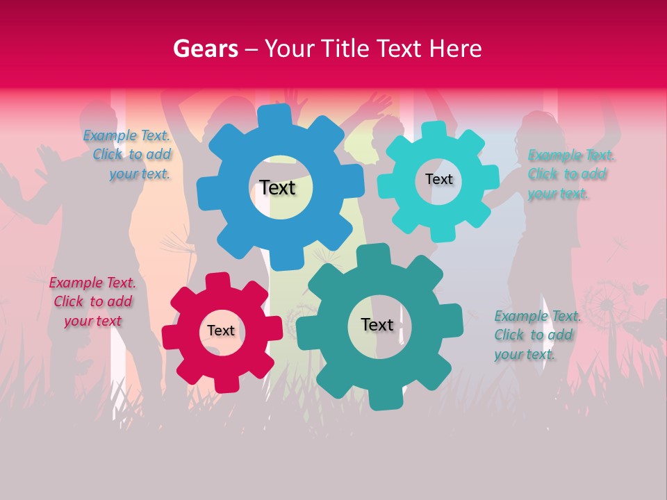 Grass Success People PowerPoint Template