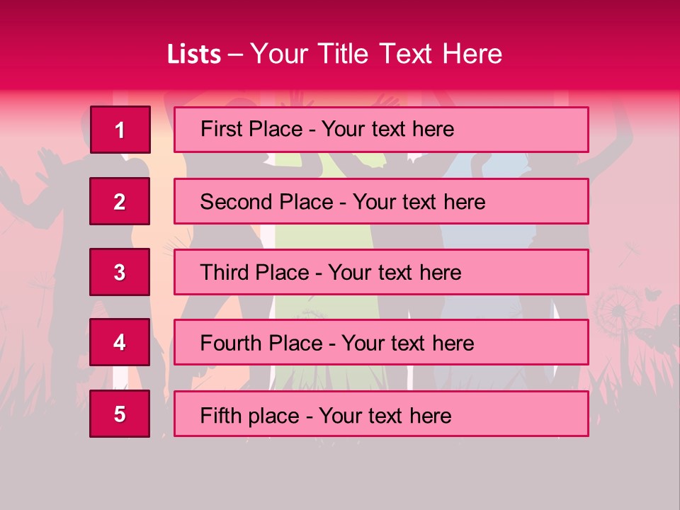 Grass Success People PowerPoint Template