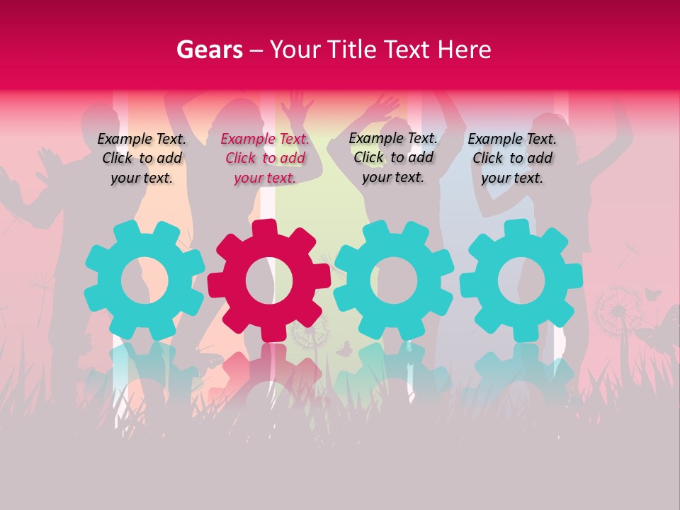 Grass Success People PowerPoint Template