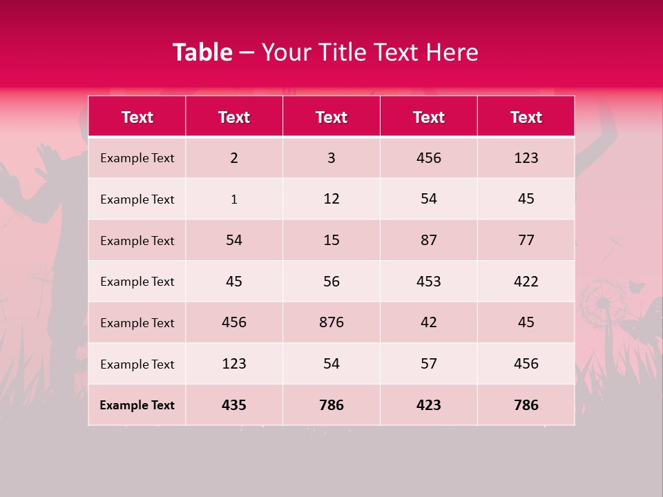 Grass Success People PowerPoint Template