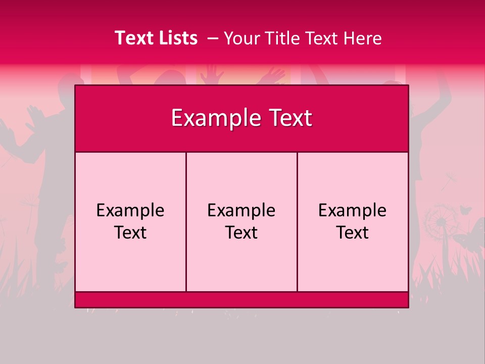 Grass Success People PowerPoint Template