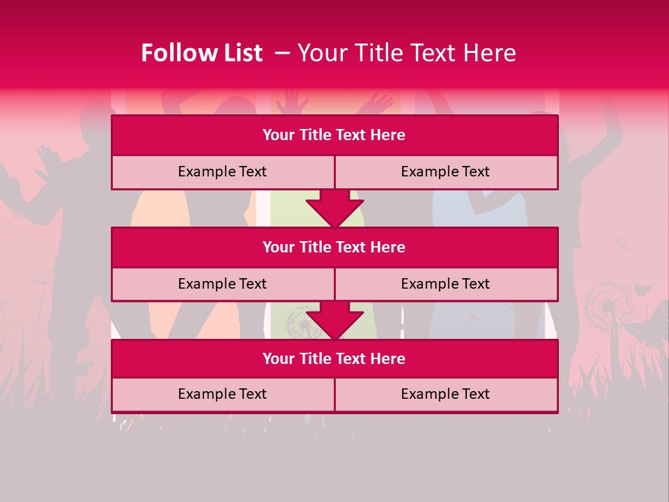Grass Success People PowerPoint Template