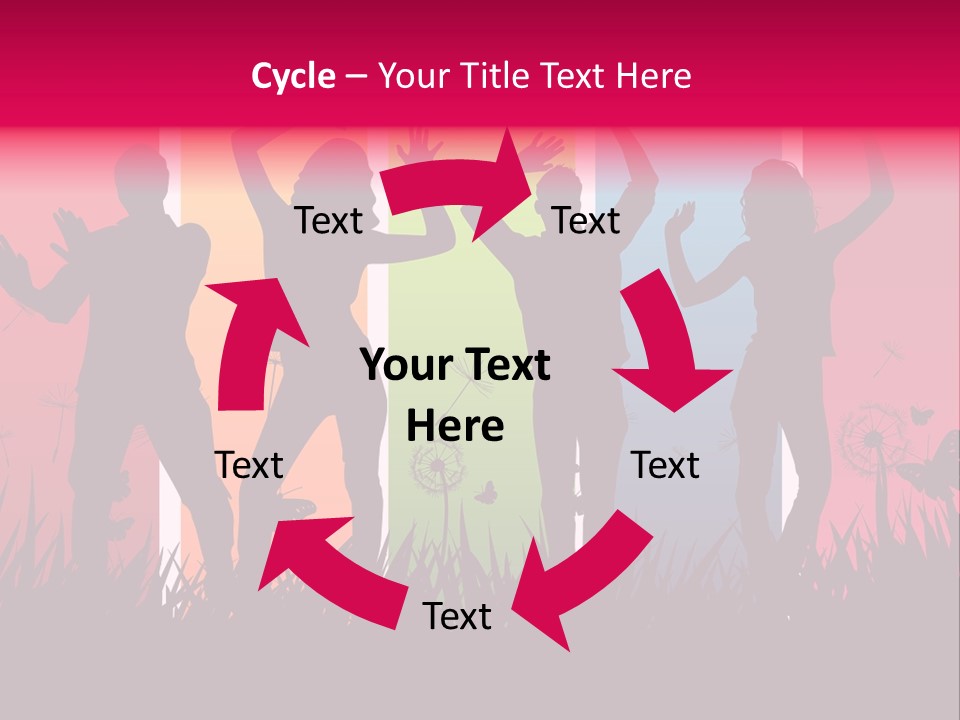 Grass Success People PowerPoint Template